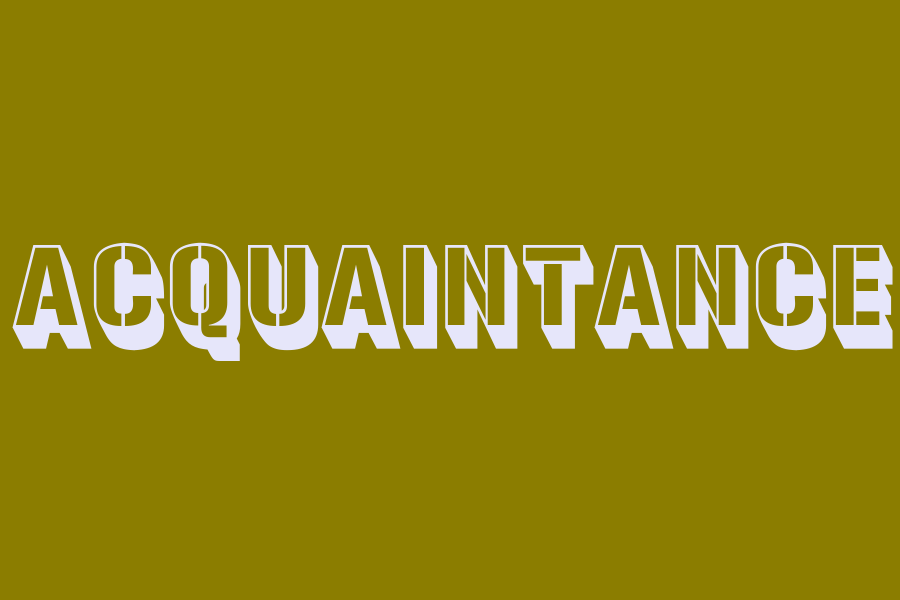 acquaintance