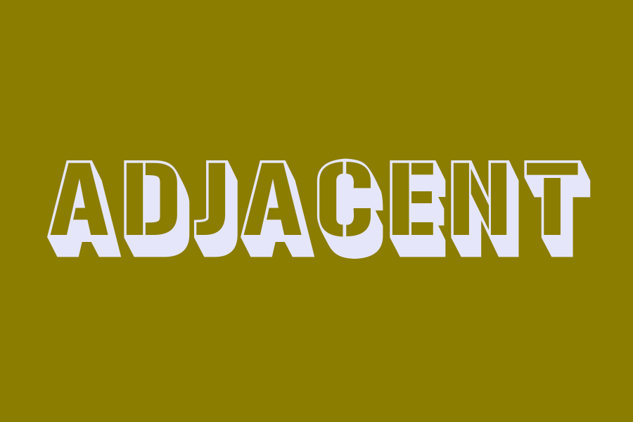 adjacent