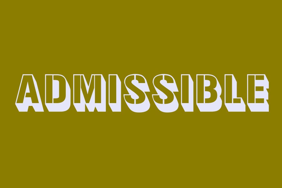 admissible