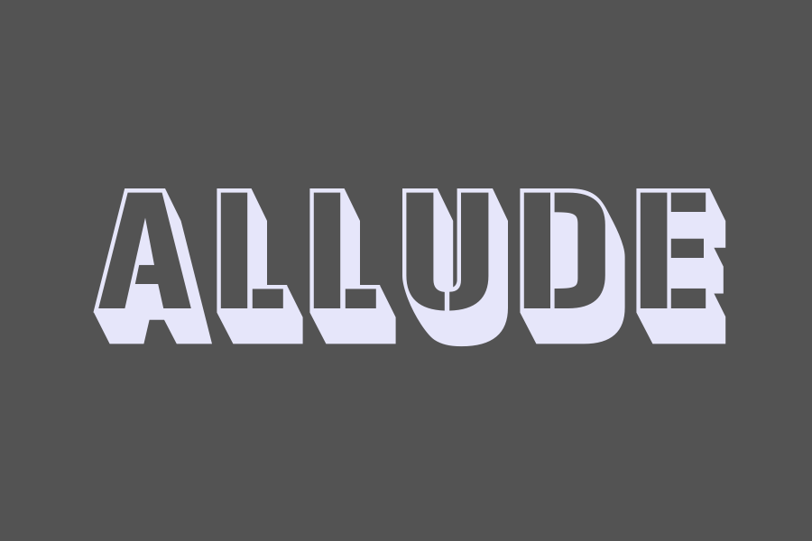 allude