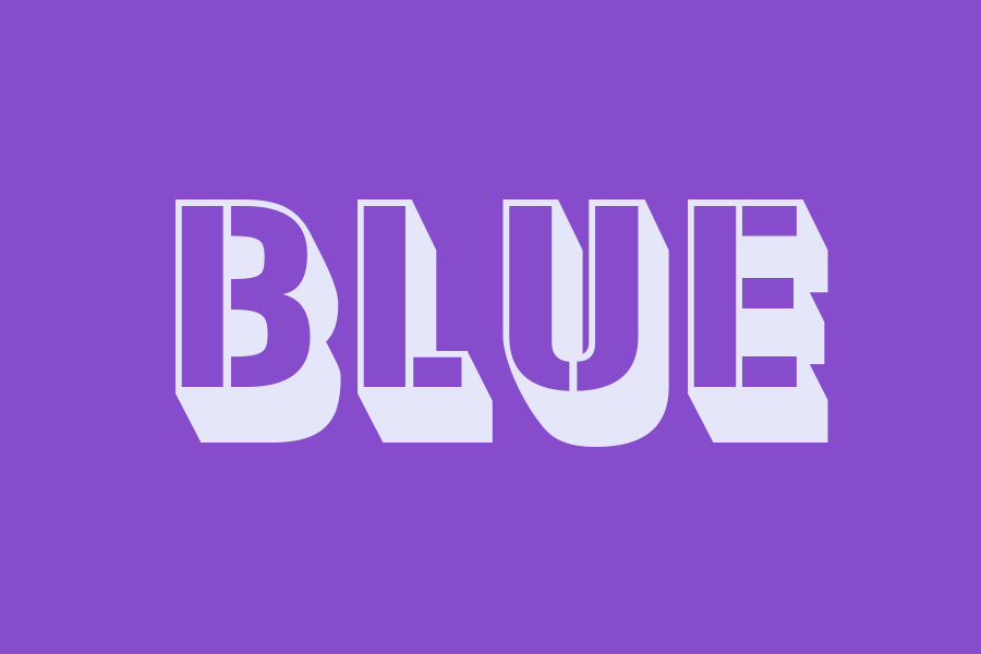 как пишется на английском blue