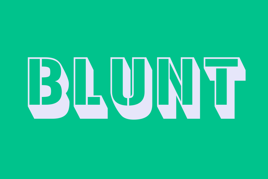 blunt