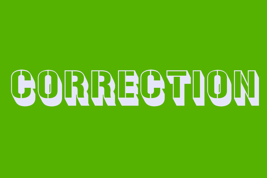 correction