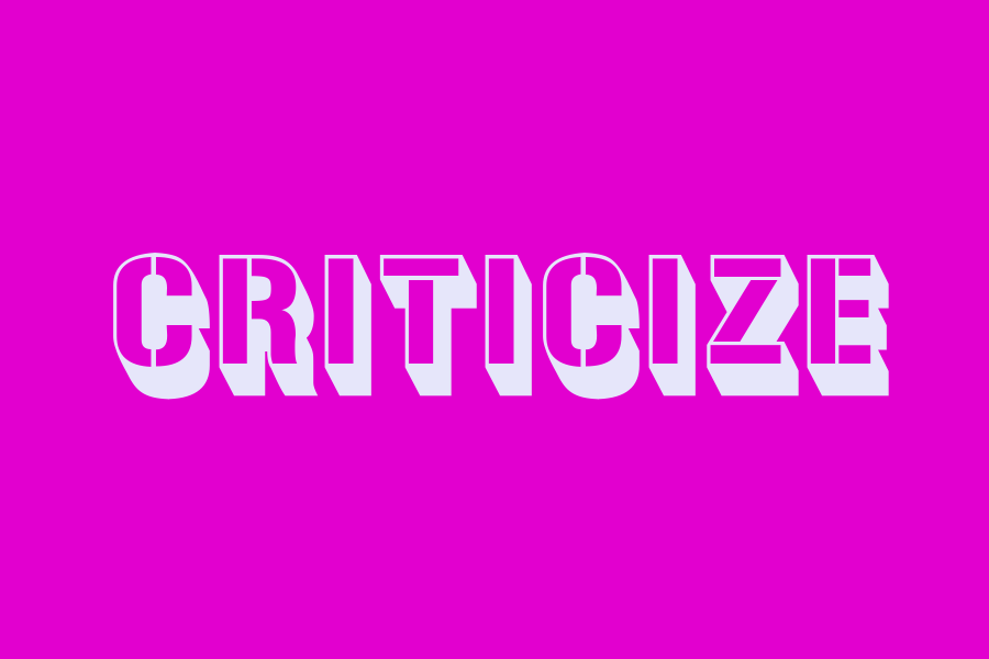 criticize