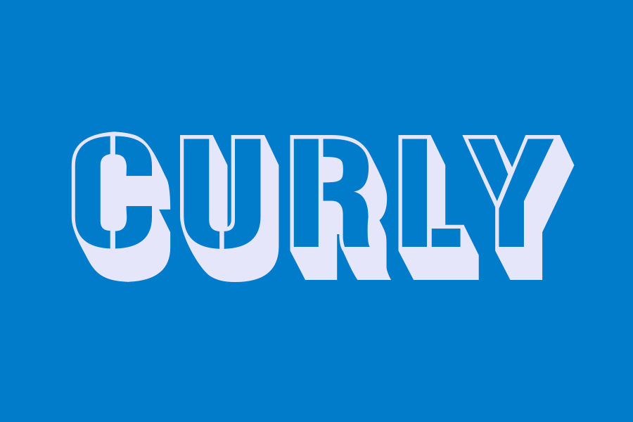 curly