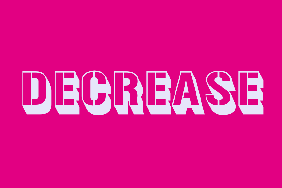 decrease