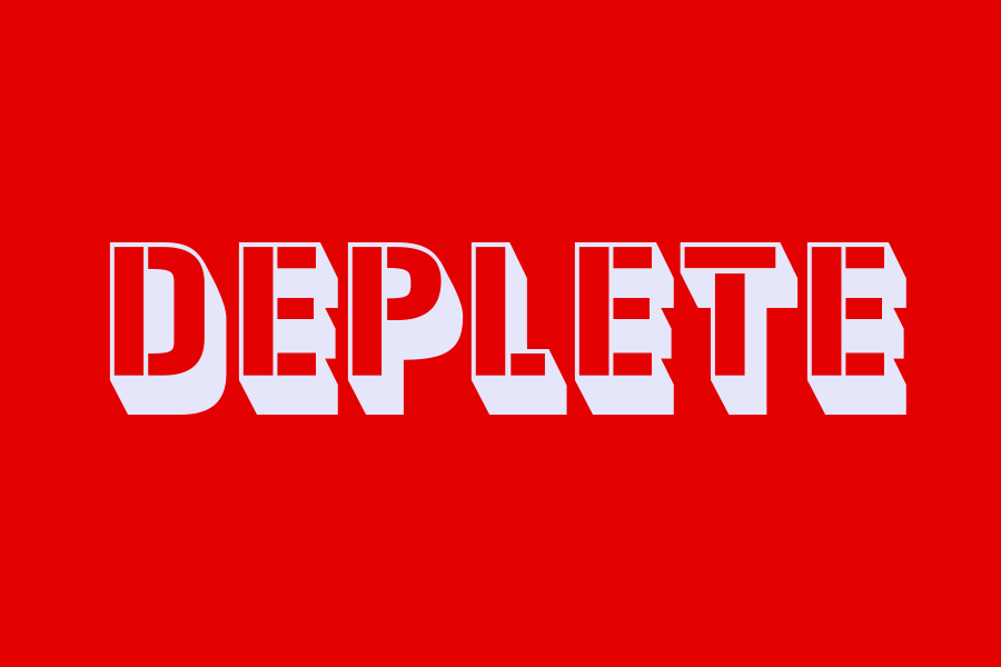 deplete