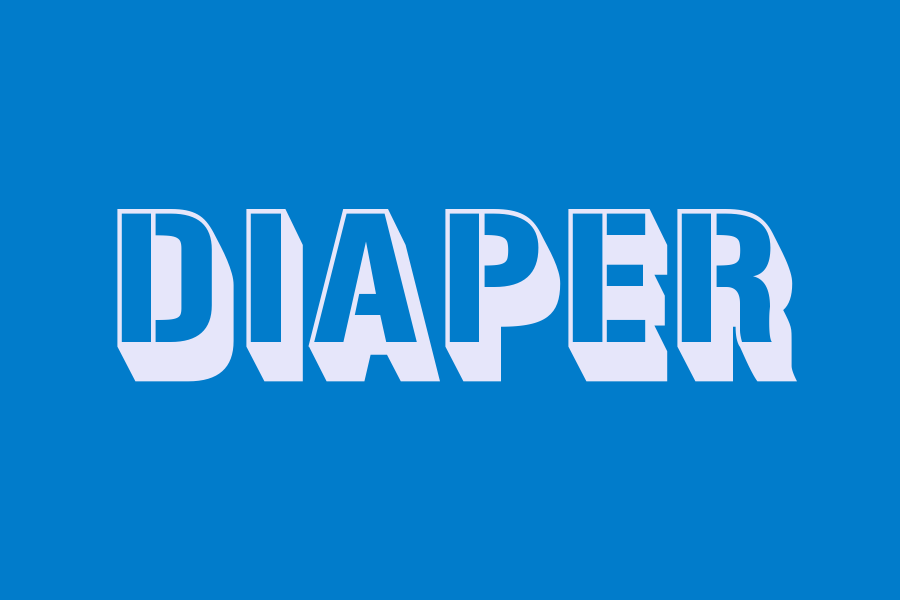 5 letter words from diaper