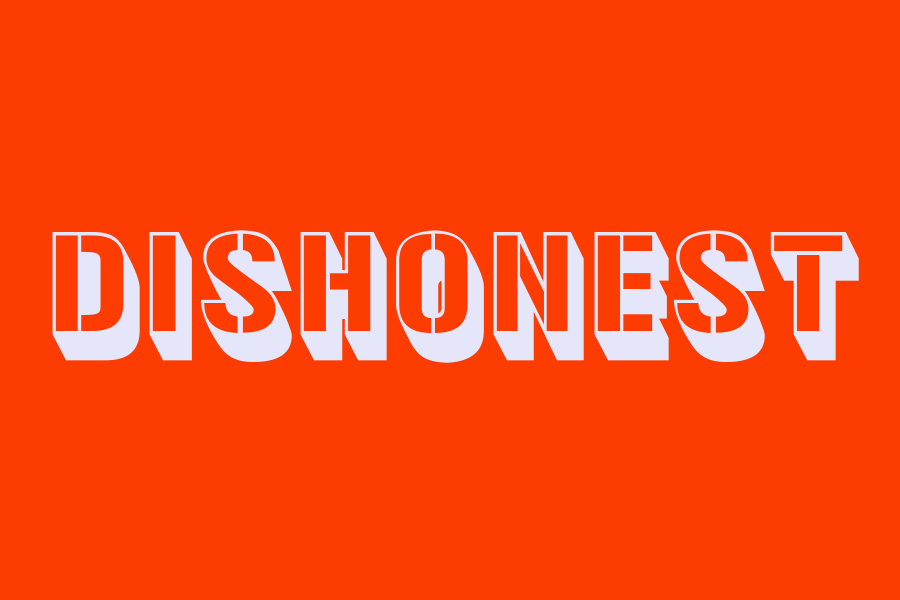 dishonest