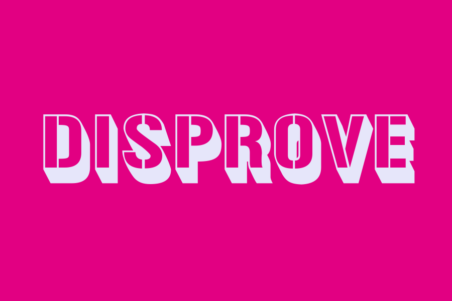 disprove