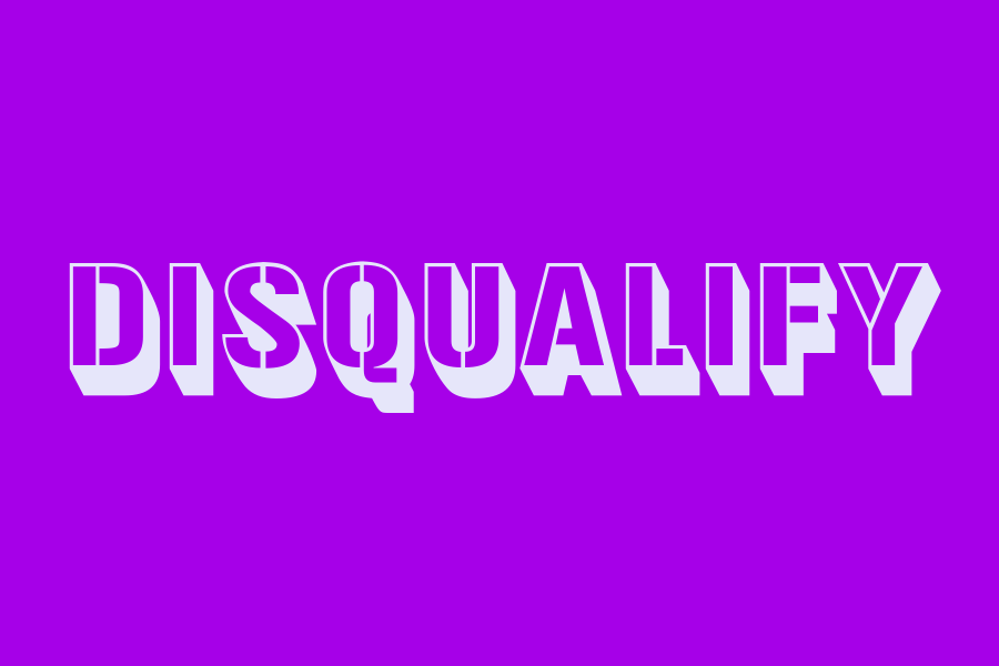 disqualify