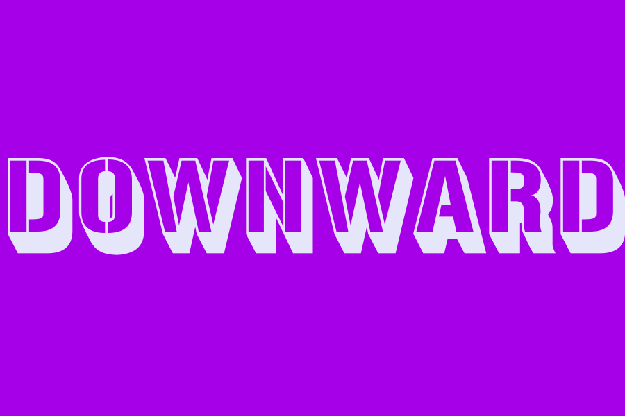 downward