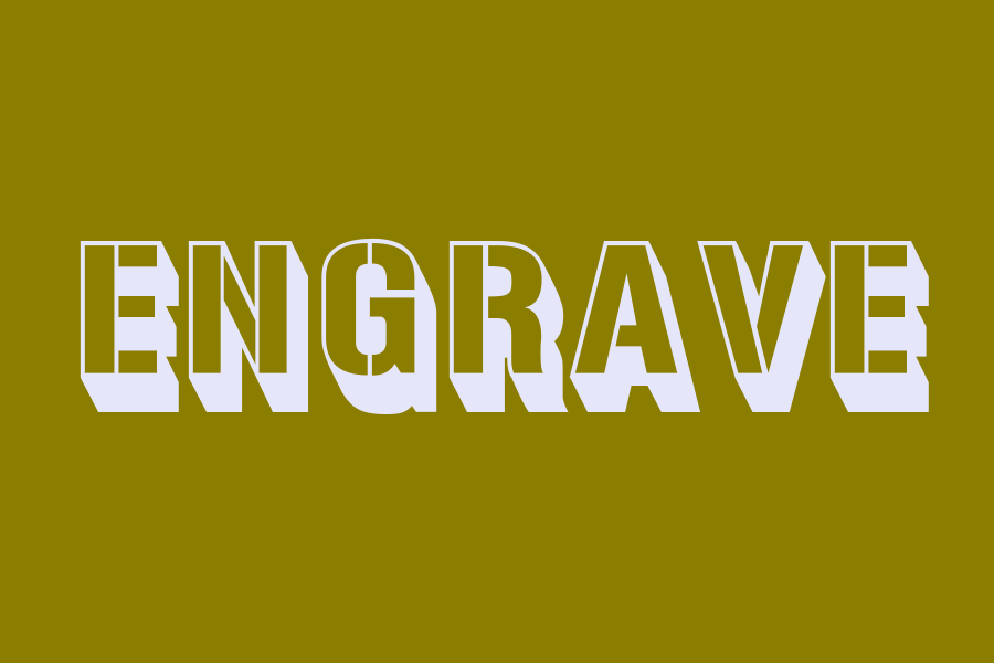 engrave