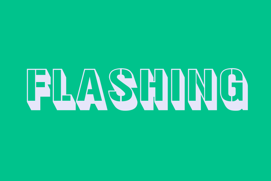 flashing