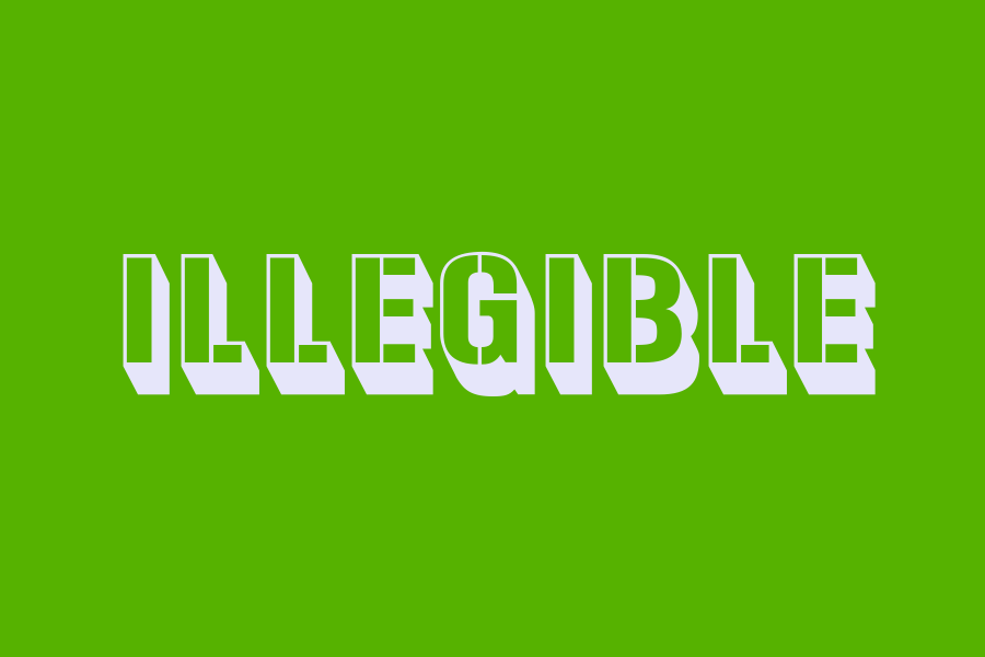 illegible