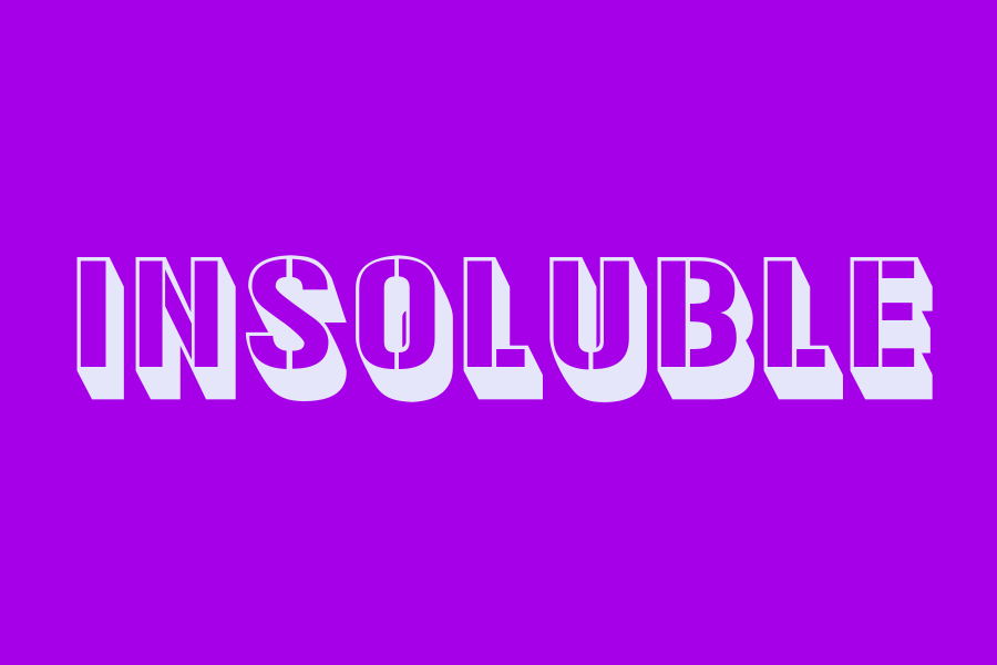 insoluble