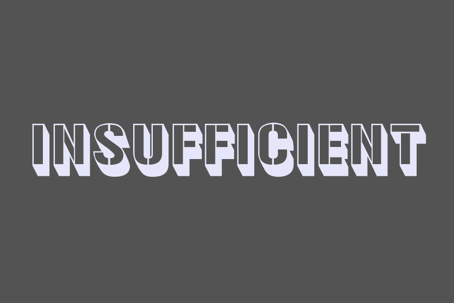 insufficient