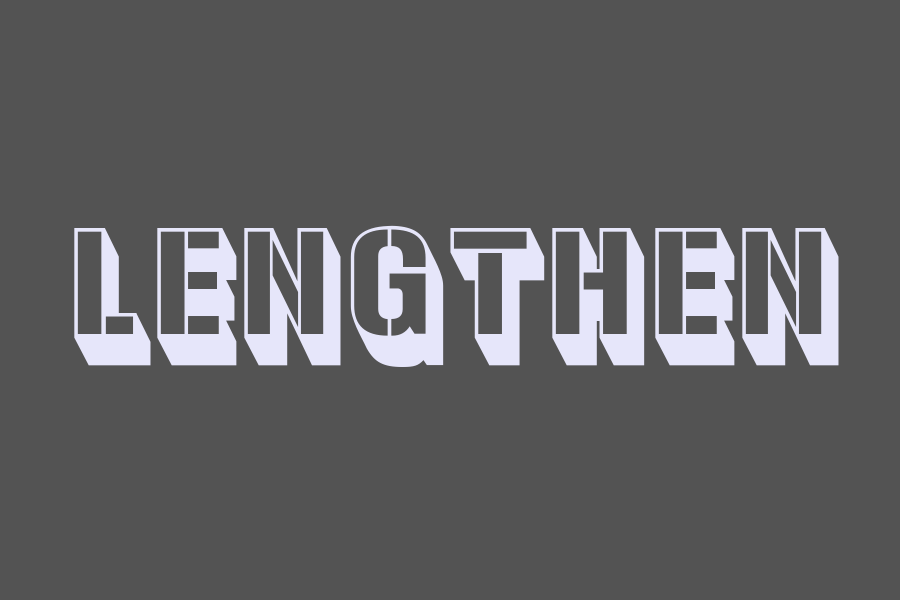 lengthen