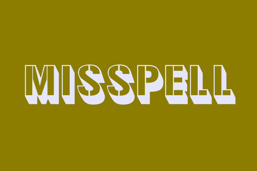 misspell