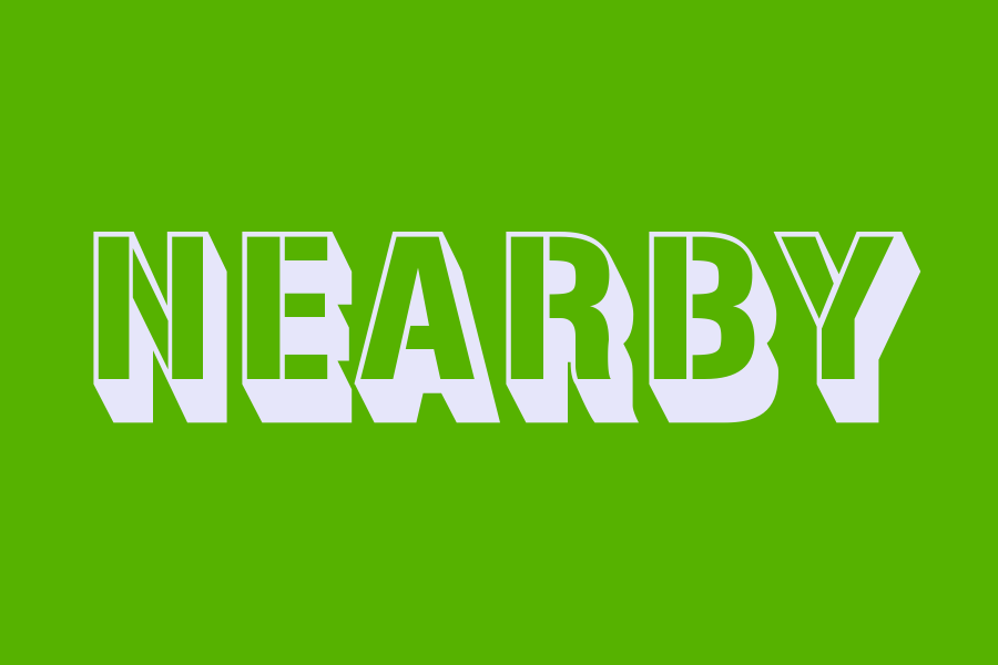 nearby