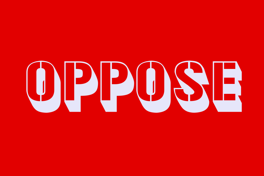 oppose