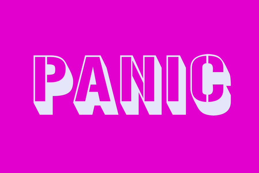 4 letter words with panic