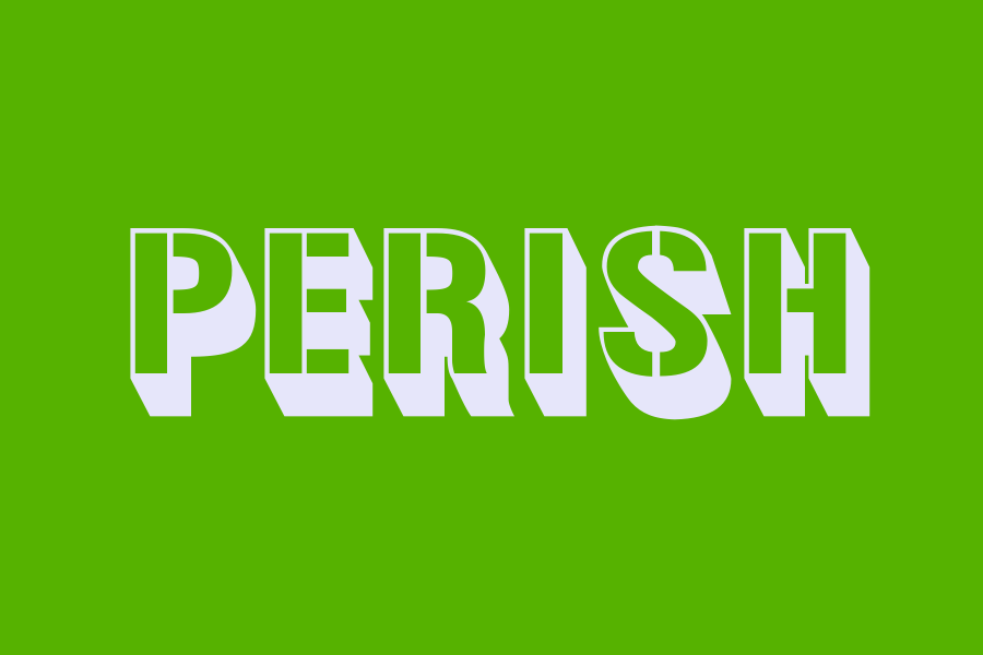 5 letter word perish