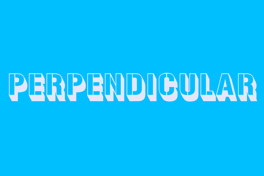 perpendicular