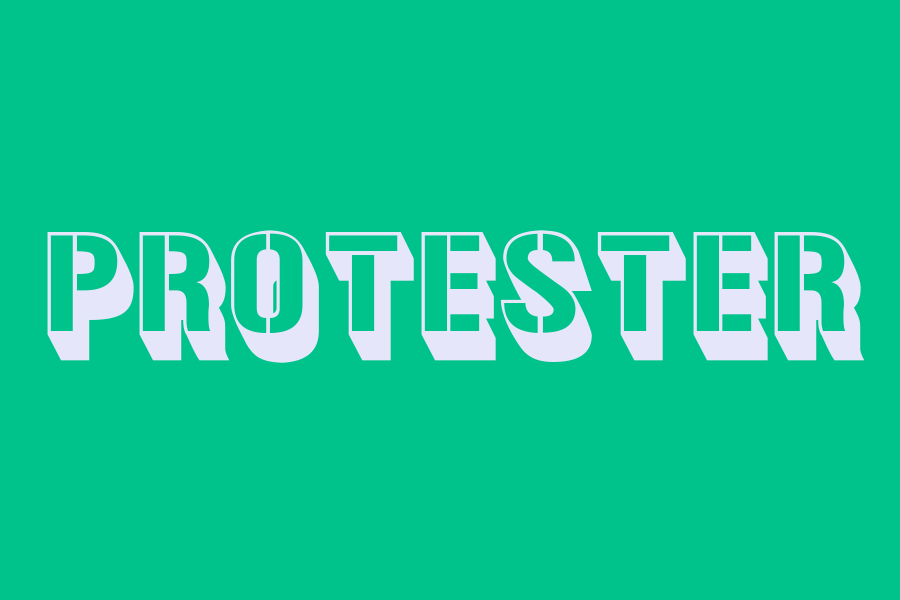 protester