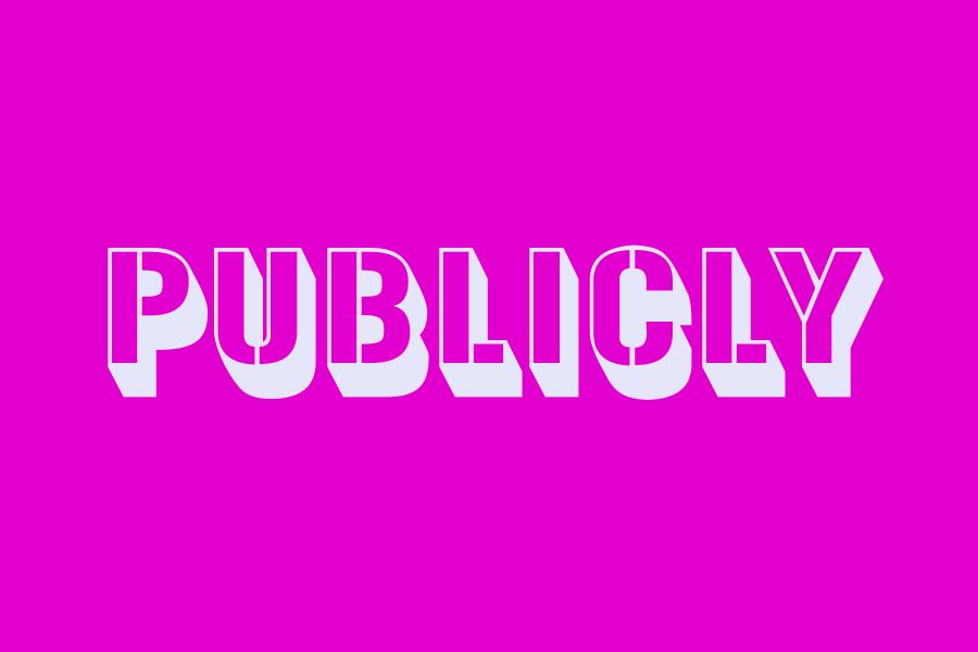 publicly