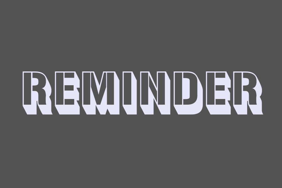reminder
