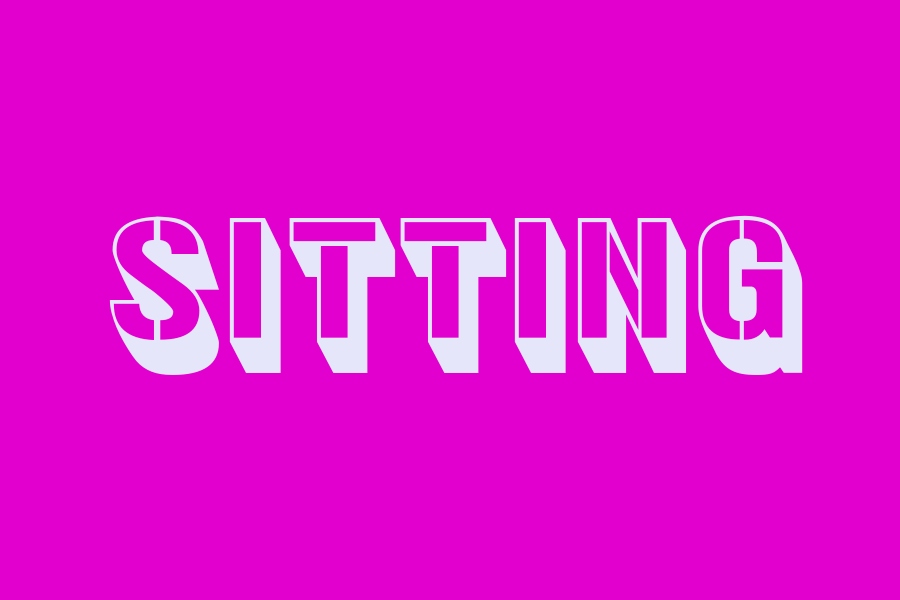 sitting