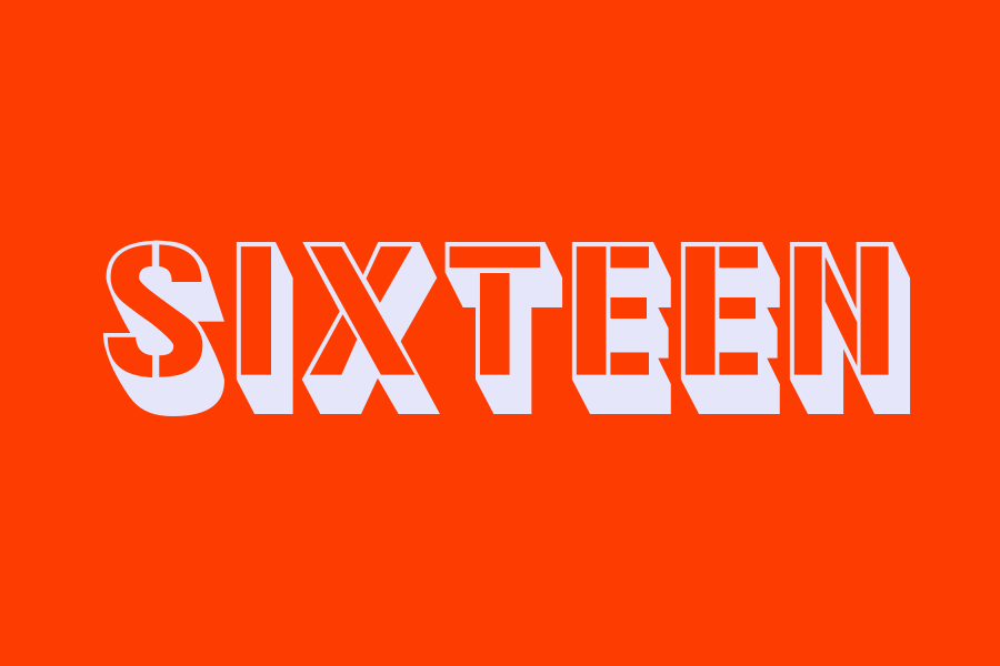 sixteen