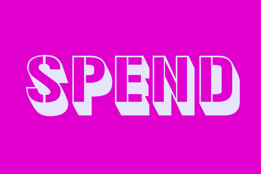 SPEND DEFINITION AND MEANING visual data 4
