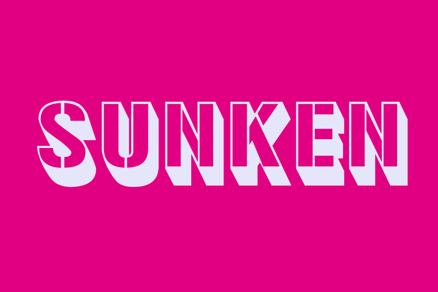sunken