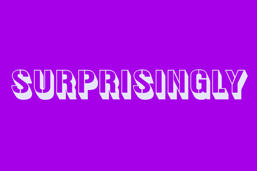 surprisingly