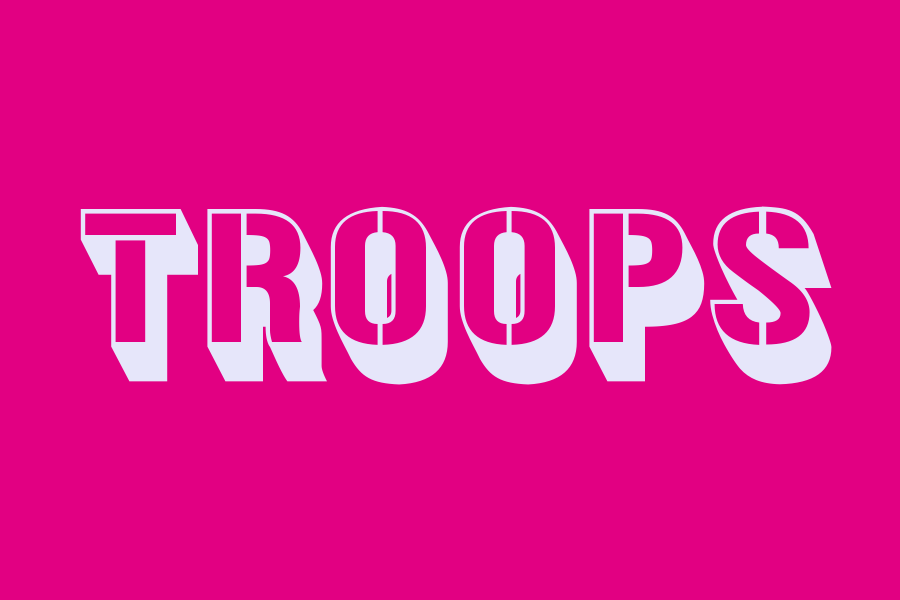 troops