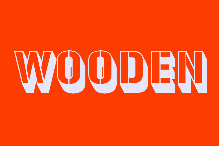 wooden